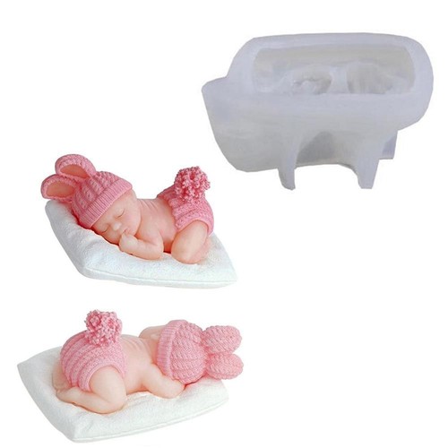Silicone fondant mould baby - mould,