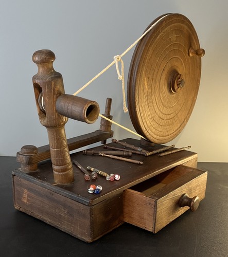 Antique lace bobbin winder - bobbin,