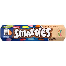 Smarties Milk Chocolate Tube | 1x24x38g | Free Delivery