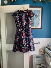 TED BAKER NAVY FLORAL DRESS