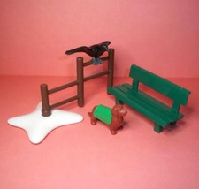 Playmobil Green Bench, Fence