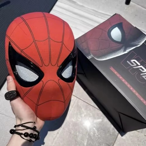 Spider man mask moving - mask,