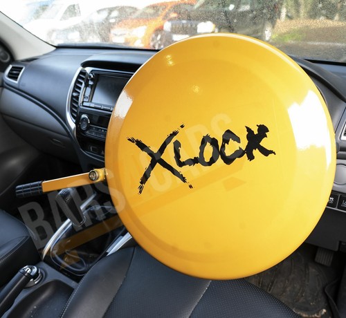 Full face steering wheel - face, lock