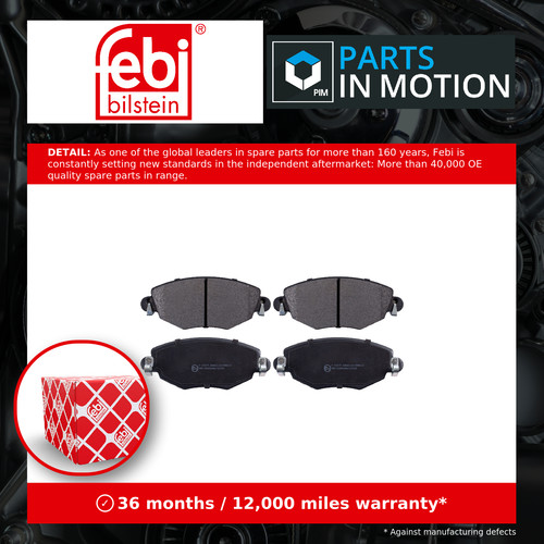 Brake pads set fits - brake, ford