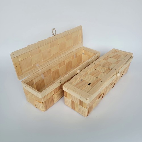 Wooden wine boxes set 2 - wooden,