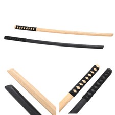 Wood Martial Art Bokken Cudgel Stick Training Kendo Martial Samurai Cosplay