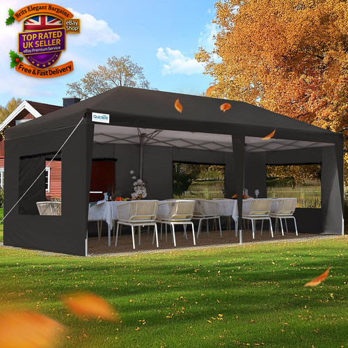 Pop gazebo 3x6m heavy duty - up,