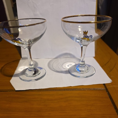 Vintage babycham glass - babycham,