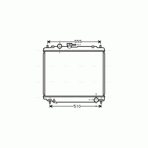 Radiator for mitsubishi pajero - for,