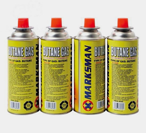 Marksman butane gas canisters - butane,