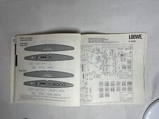 Loewe tv manual E3000 chassis operating instructions