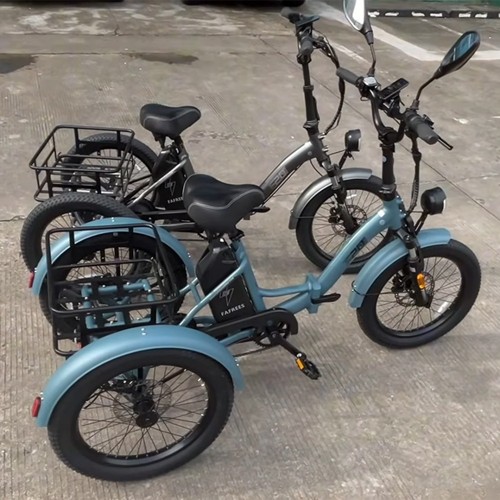 Foldable electric tricycle 48v - foldable,