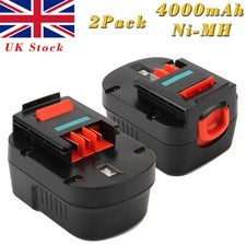 2x 4AH 12V Ni-MH Battery For Black & Decker A12-XJ A1712 BD-1204L BPT1047 FSB12