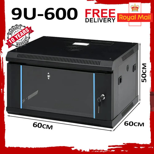 Black data network - 9u, 19"