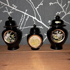 The Art of Chokin 3 Vases 24k