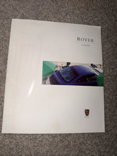 Rover coupe brochure r8 - rover,