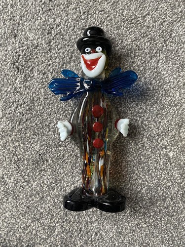 Glass ornament clown - ornament,, clown,