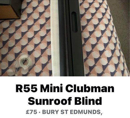 R55 mini countryman sunroof - mini,
