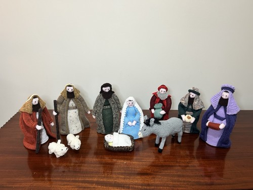 Hand knitted christmas - hand, set