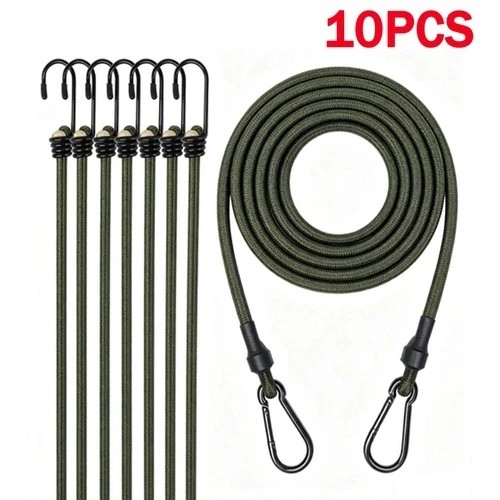 10x bungee cords with hooks - cords,