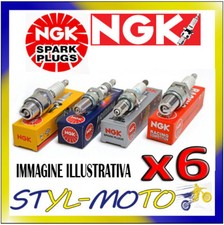 Kit 6 Candles NGK Spark Plug BPR6ES Nissan Patrol 160 2.8 88 kW L28 1984