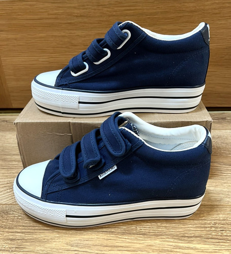 Women blue platform chunky - blue,