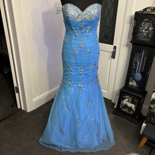 Mori lee size - 8, blue