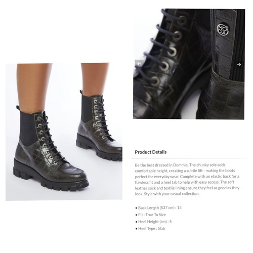 Moda pelle ankle boots - moda, in