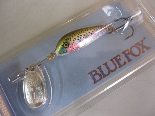 Blue fox vibrax minnow spin - blue, 4g
