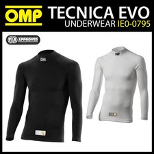 OMP Tecnica Evo Top Base Layer Fireproof Underwear Race Rally FIA 8856-2018 Spec