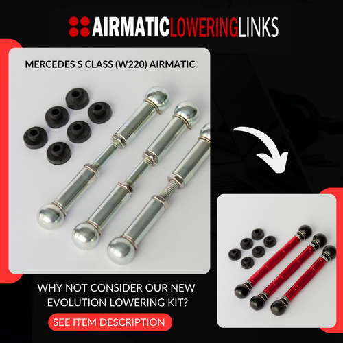 Mercedes s500 lowering links - lowering,