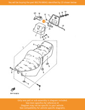 YAMAHA Nut, Crown, 90176-06041
