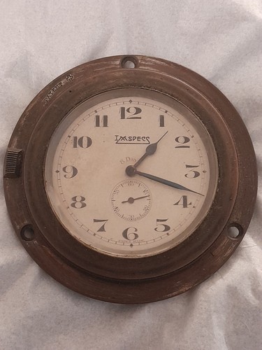 Early aviation cockpit clock - aviation,