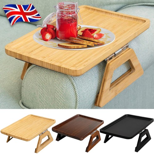 Wooden sofa arm rest - arm, tray