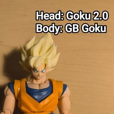 SH Figuarts  JOINT Body Games Begin Goku to Head Goku 2.0 Dragon Ball x3