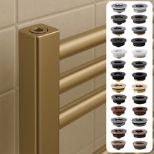 Manual Radiator Air Vent Bleeder Valve & Blank Cap Plug Sets – 1/2" BSP Thread