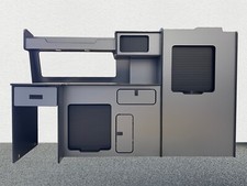 T5 T6 VW Transporter SWB Assembled Kitchen Furniture Camper Van lightweight Ply