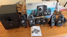 Logitech Z506 5.1 Surround Sound Speaker System with Subwoofer. Boxed. 