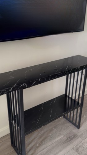 Black rectangular mahogany - black,