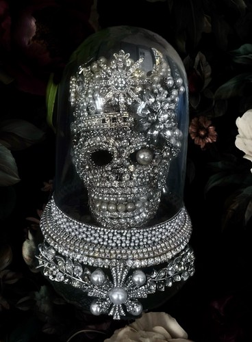 Ooak jewelled vintage - jewelled,