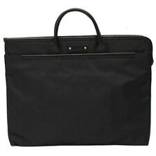Filofax A4 Microfibre Portfolio Tote Bag Black , Leather-Look Handles & Trim