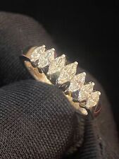 Stunning 1/2 Carats Marquise Shape Natural Diamonds Engagement Ring In 14K Gold