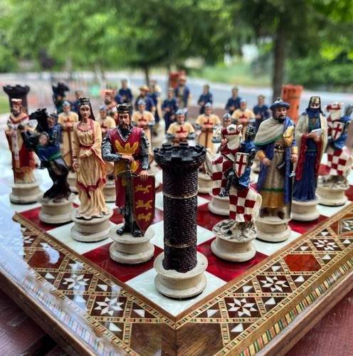 Hand painted crusaders - painted,