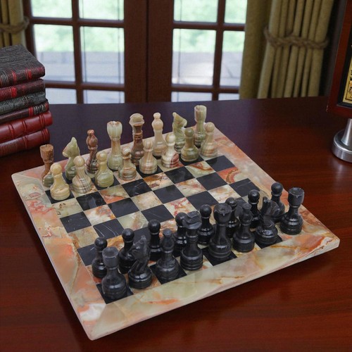 Handmade marble chess set - marble,