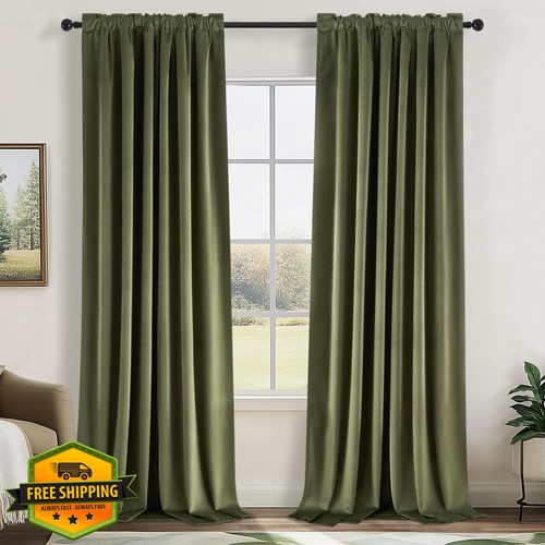 Forest green velvet - forest,