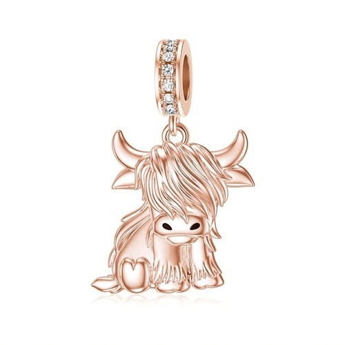 Rose gold scottish highland - scottish,