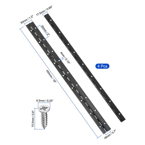 Piano hinge long heavy duty - hinge,