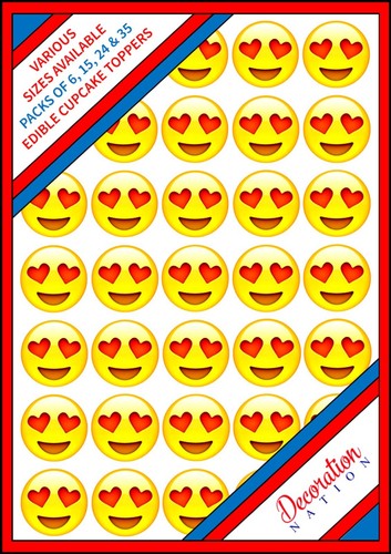 Heart eyes face emoji - 35,