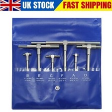 6Pc Telescopic Gauge Set 8-150mm Micrometer Measurement Bore Engineers Guage Kit