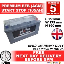 AUDI 019 Car BatterY VRLA AGM